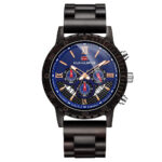 Montre En Bois Noir – Olta