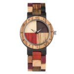 Montre En Bois 4 Couleurs Cadran Lunette – QuattroColore